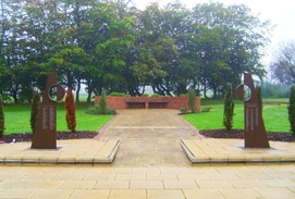 memorials at Trimdon Co. Durham