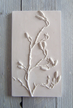 Alder plaster cast tile