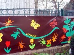 Banner flower detail