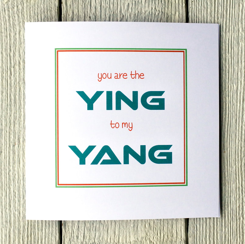 Ying to my Yang card. Fiona Gray Designs